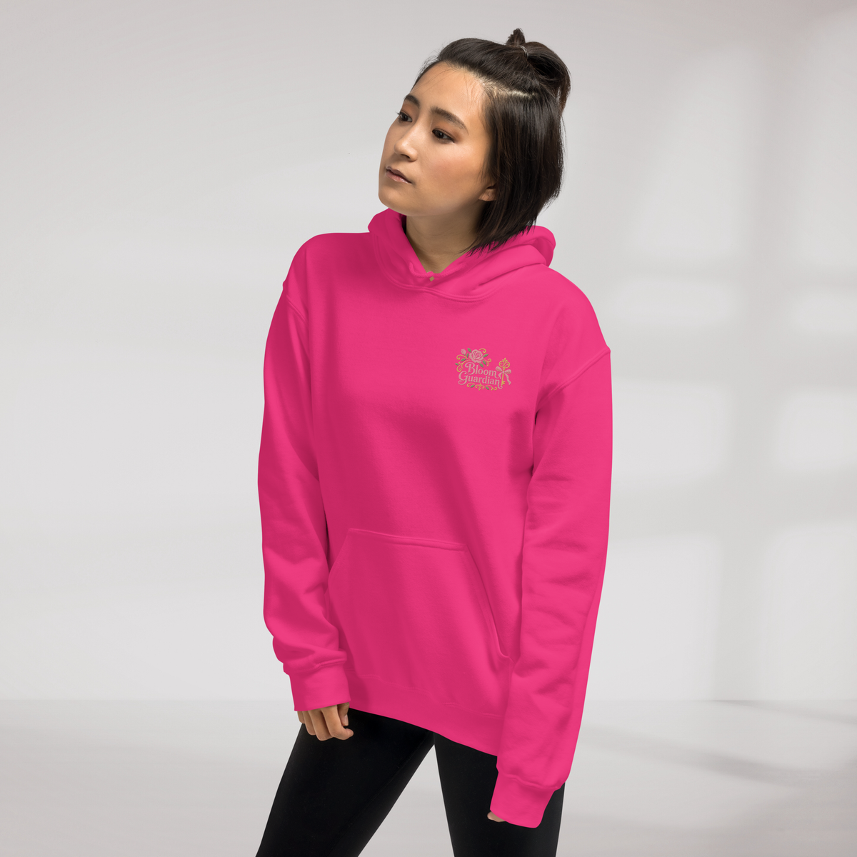 Bloom Guardian Hoodie Soft (F) – Farbe Helikonie – Ansicht 3