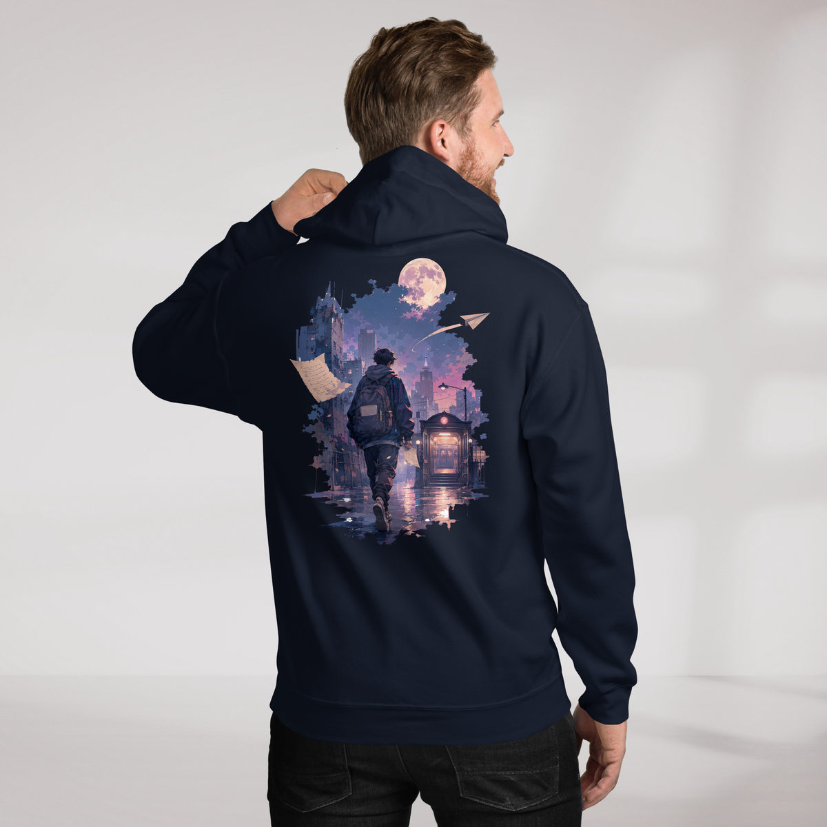 Concrete Poet Hoodie Soft – Detailansicht