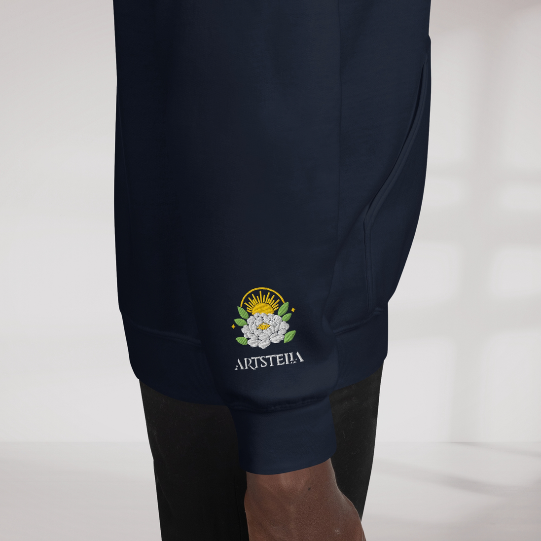 Bloom Seeker Hoodie Retro – Farbe Navy – Ansicht 5