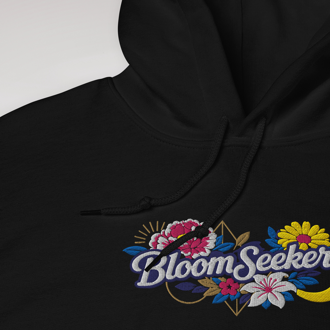 Bloom Seeker Hoodie Vibrant – Farbe Schwarz – Ansicht 6