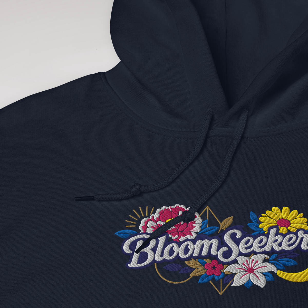 Bloom Seeker Hoodie Vibrant – Farbe Navy – Ansicht 8