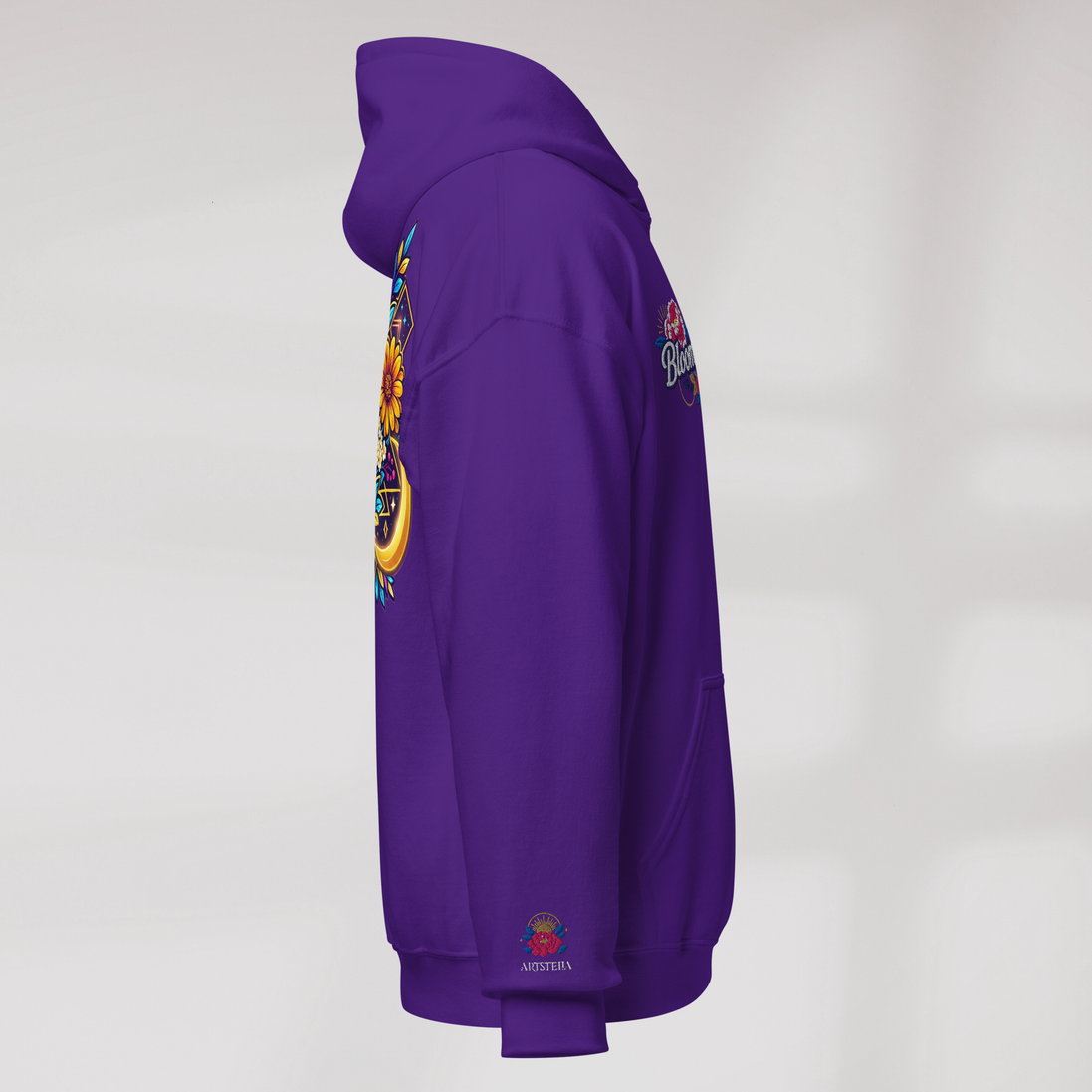 Bloom Seeker Hoodie Vibrant – Farbe Lila – Ansicht 2