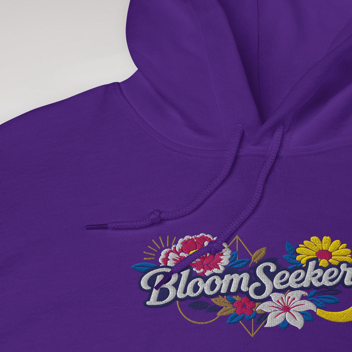 Bloom Seeker Hoodie Vibrant – Farbe Lila – Ansicht 3