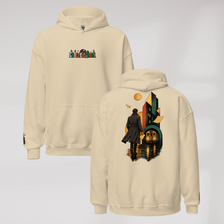 Concrete Poet Hoodie Retro (M) – Farbe Sand – Ansicht 1