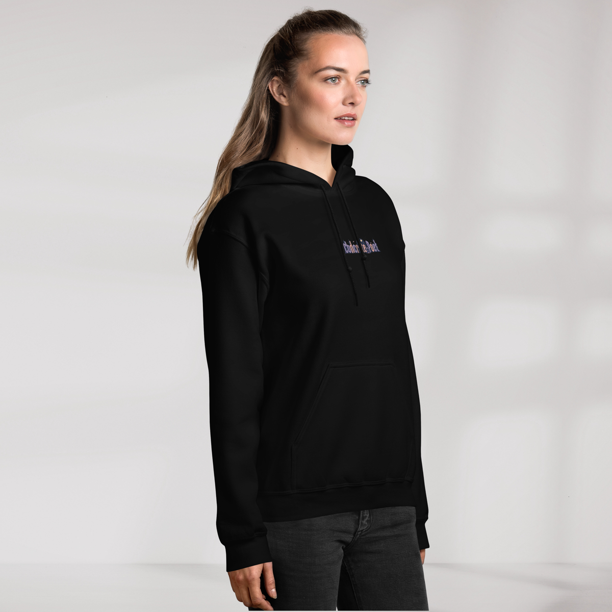 Concrete Poet Hoodie Soft – Farbe Schwarz – Ansicht 6