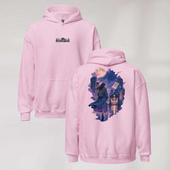 Concrete Poet Hoodie Soft – Farbe Pink – Ansicht 1