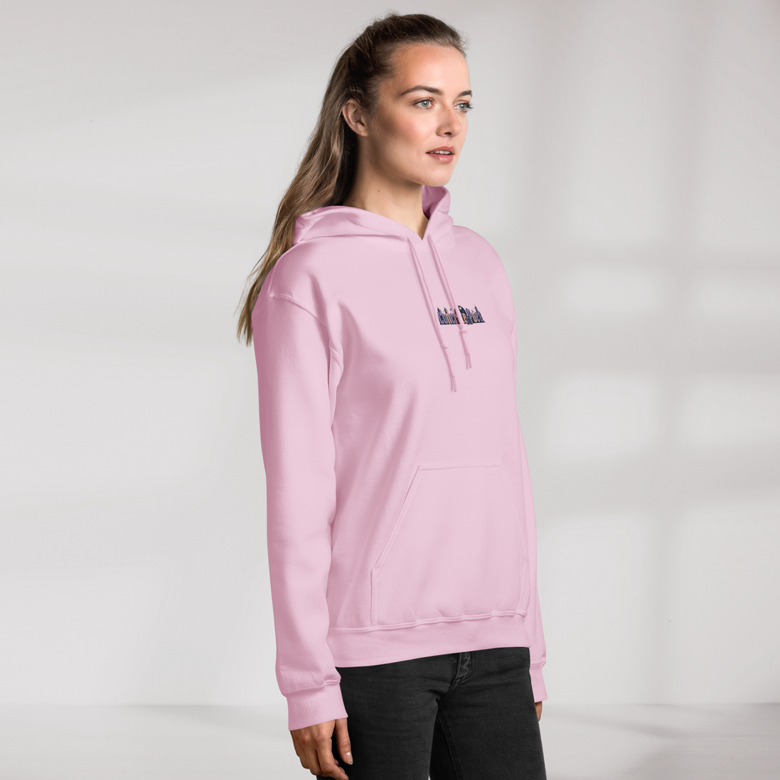 Concrete Poet Hoodie Soft – Farbe Pink – Ansicht 3