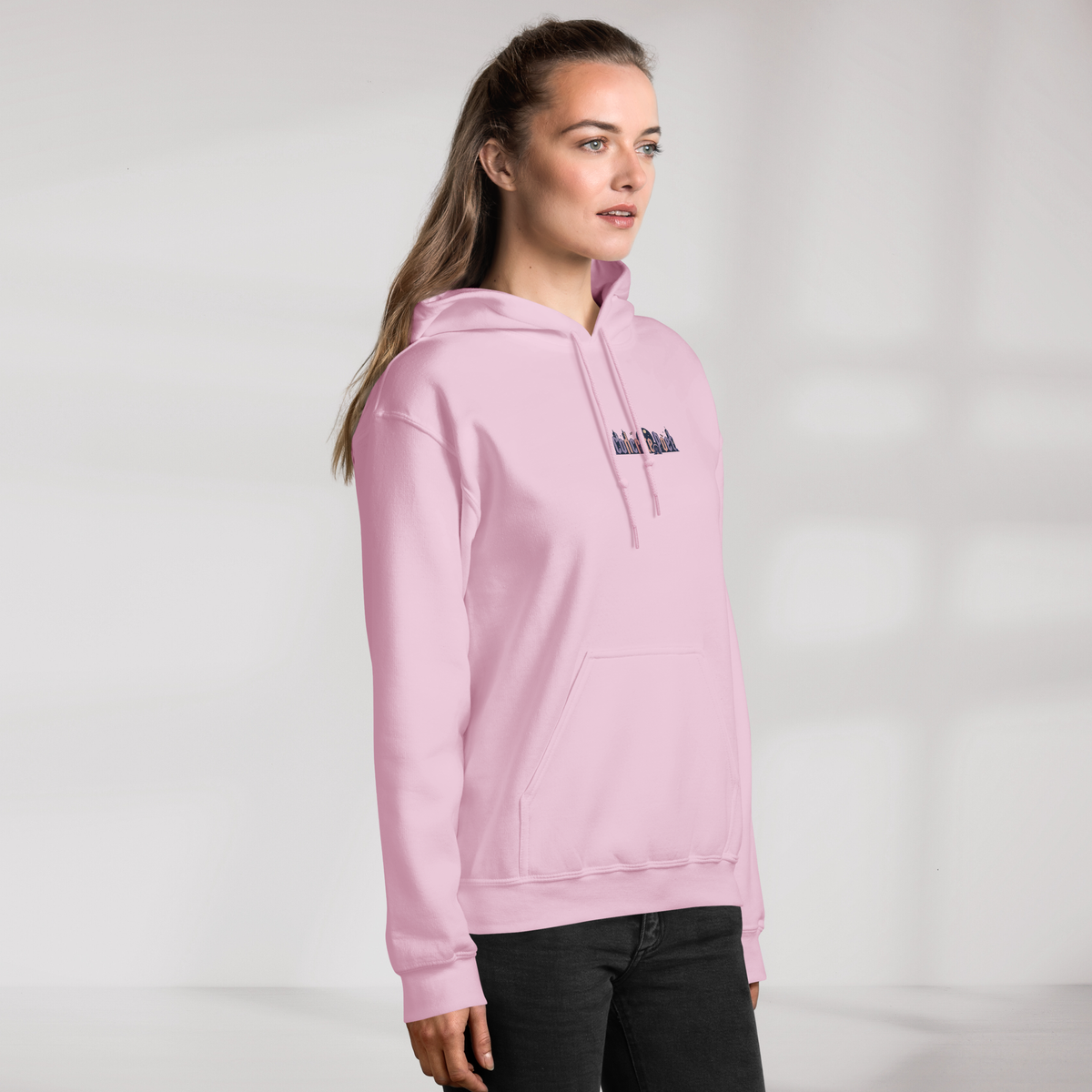 Concrete Poet Hoodie Soft – Farbe Pink – Ansicht 3