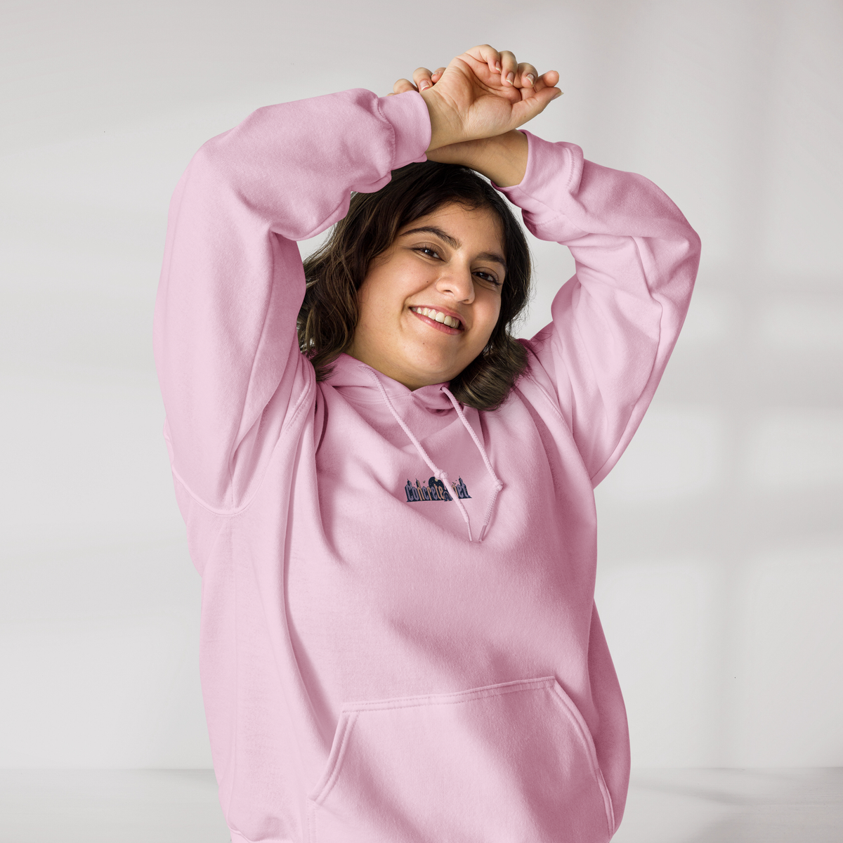 Concrete Poet Hoodie Soft – Farbe Pink – Ansicht 5