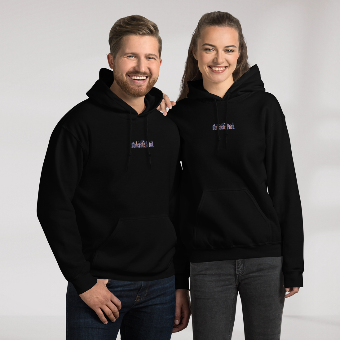 Concrete Poet Hoodie Soft – Farbe Schwarz – Ansicht 5