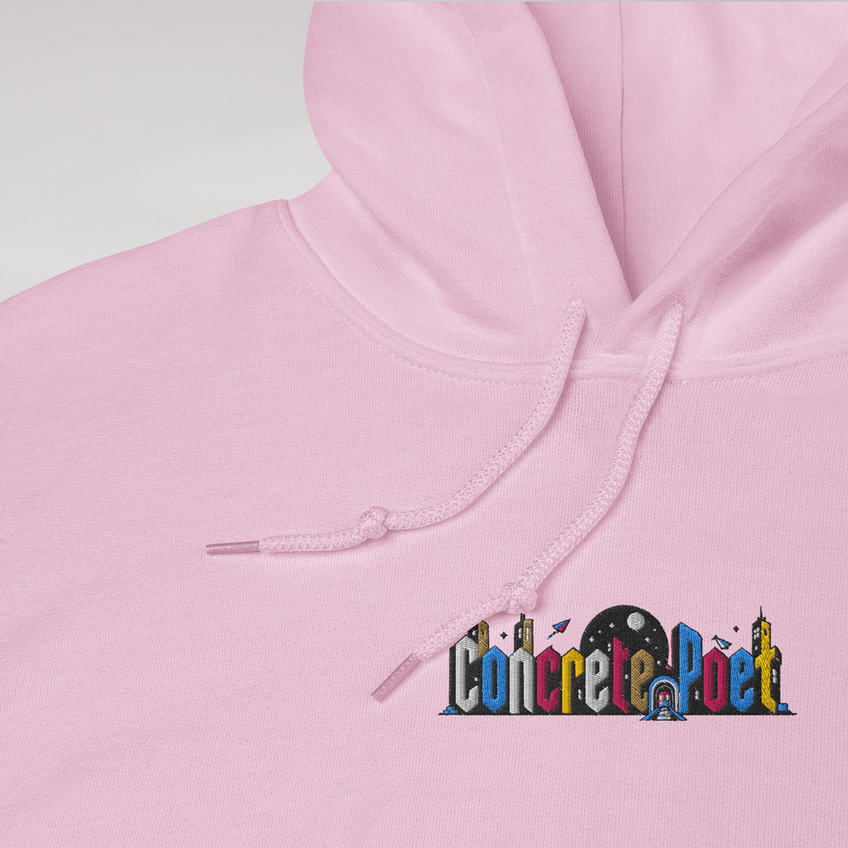 Concrete Poet Hoodie Vibrant (F) – Farbe Pink – Ansicht 3