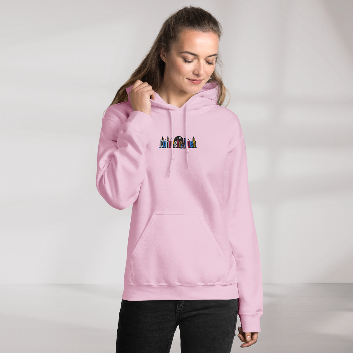 Concrete Poet Hoodie Vibrant (F) – Farbe Pink – Ansicht 6