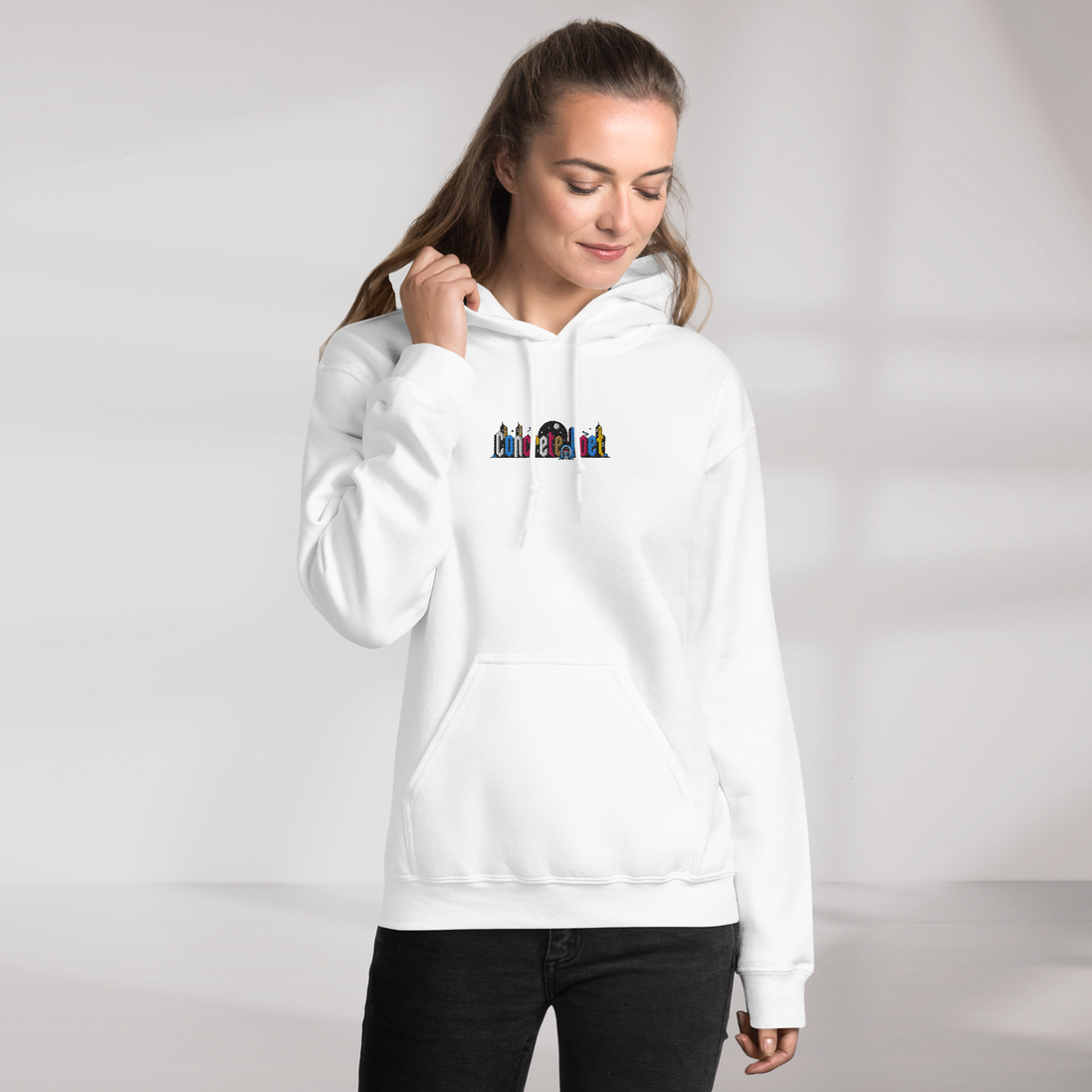 Concrete Poet Hoodie Vibrant (F) – Farbe Weiß – Ansicht 6