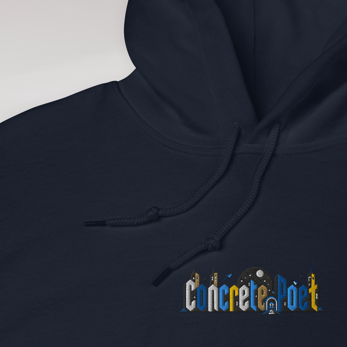 Concrete Poet Hoodie Vibrant (M) – Farbe Navy – Ansicht 3