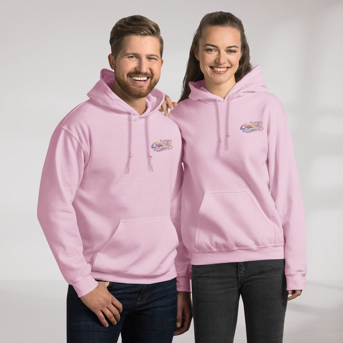 Cosmic Cruiser Hoodie Soft – Farbe Pink – Ansicht 6