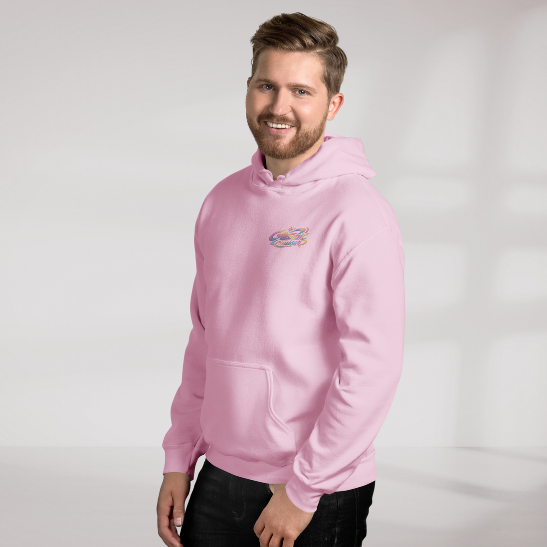 Cosmic Cruiser Hoodie Soft – Farbe Pink – Ansicht 9