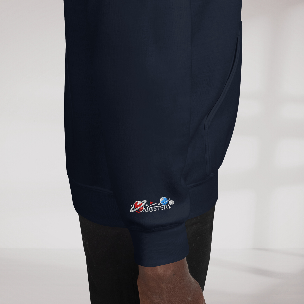 Cosmic Cruiser Hoodie Retro – Farbe Navy – Ansicht 5