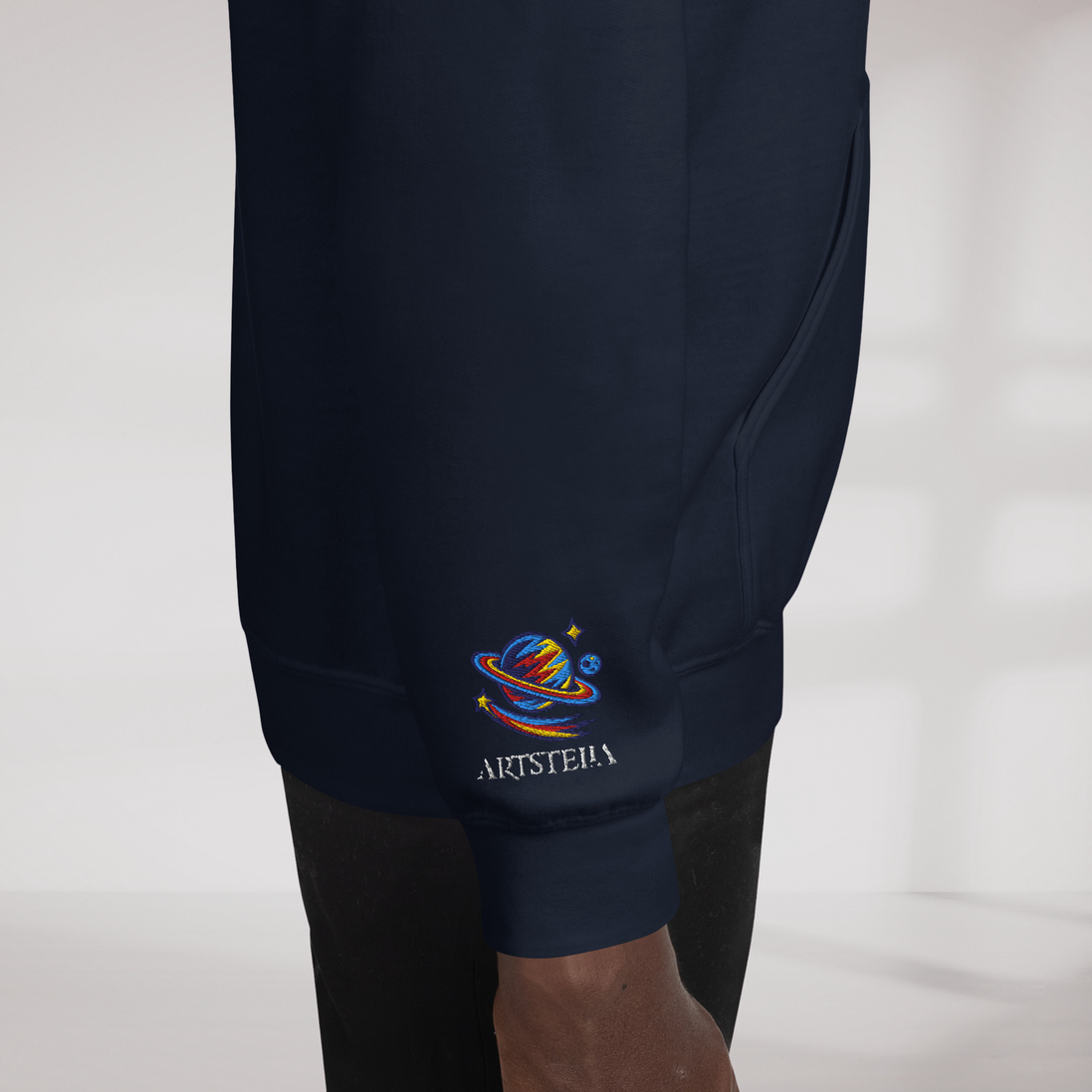 Cosmic Cruiser Hoodie Vibrant – Farbe Navy – Ansicht 5