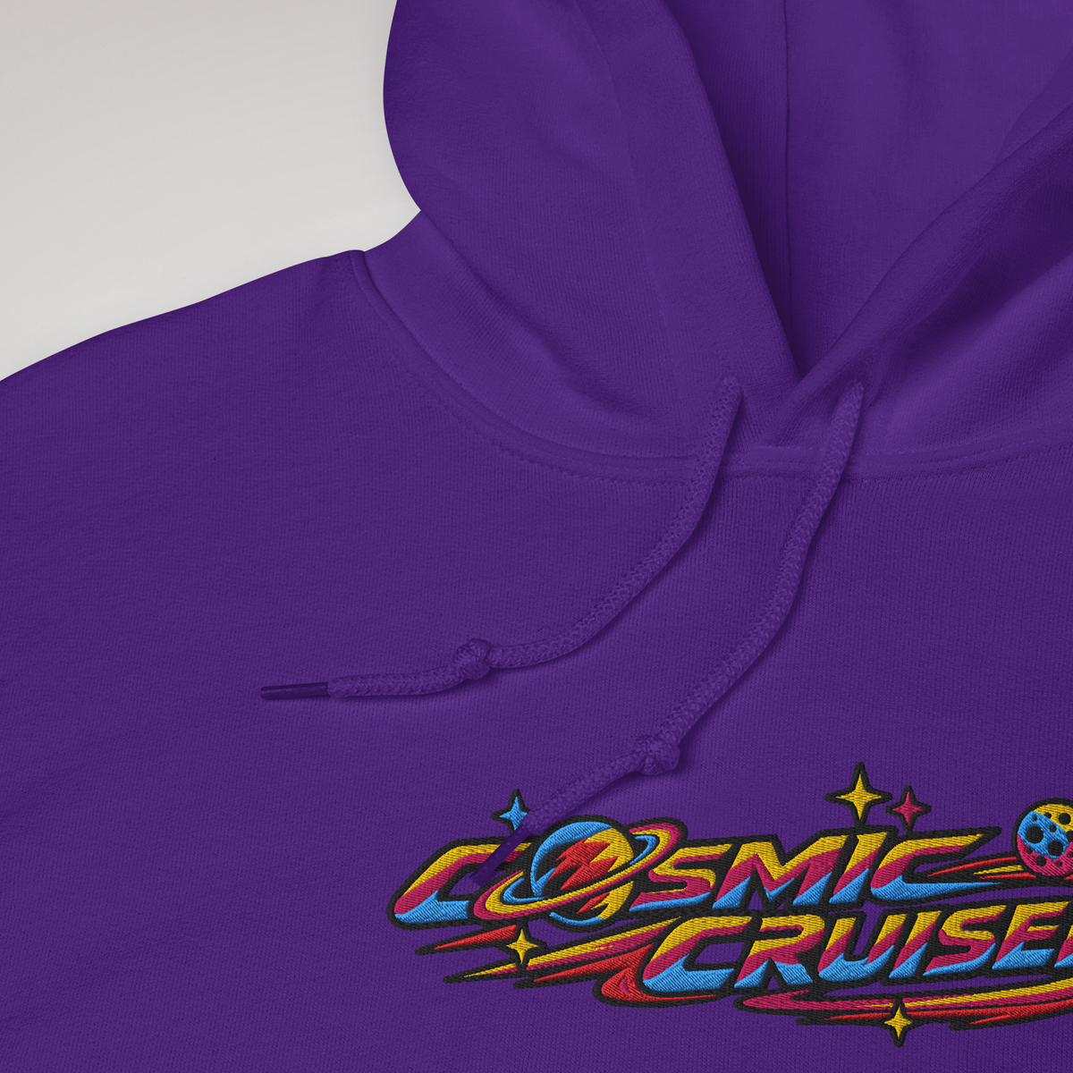 Cosmic Cruiser Hoodie Vibrant – Farbe Lila – Ansicht 3