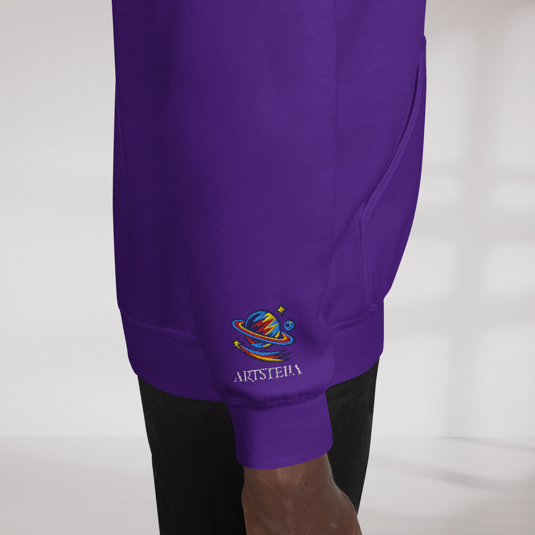 Cosmic Cruiser Hoodie Vibrant – Farbe Lila – Ansicht 6