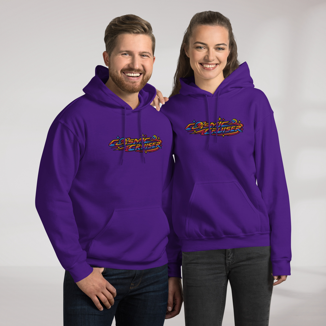 Cosmic Cruiser Hoodie Vibrant – Farbe Lila – Ansicht 7
