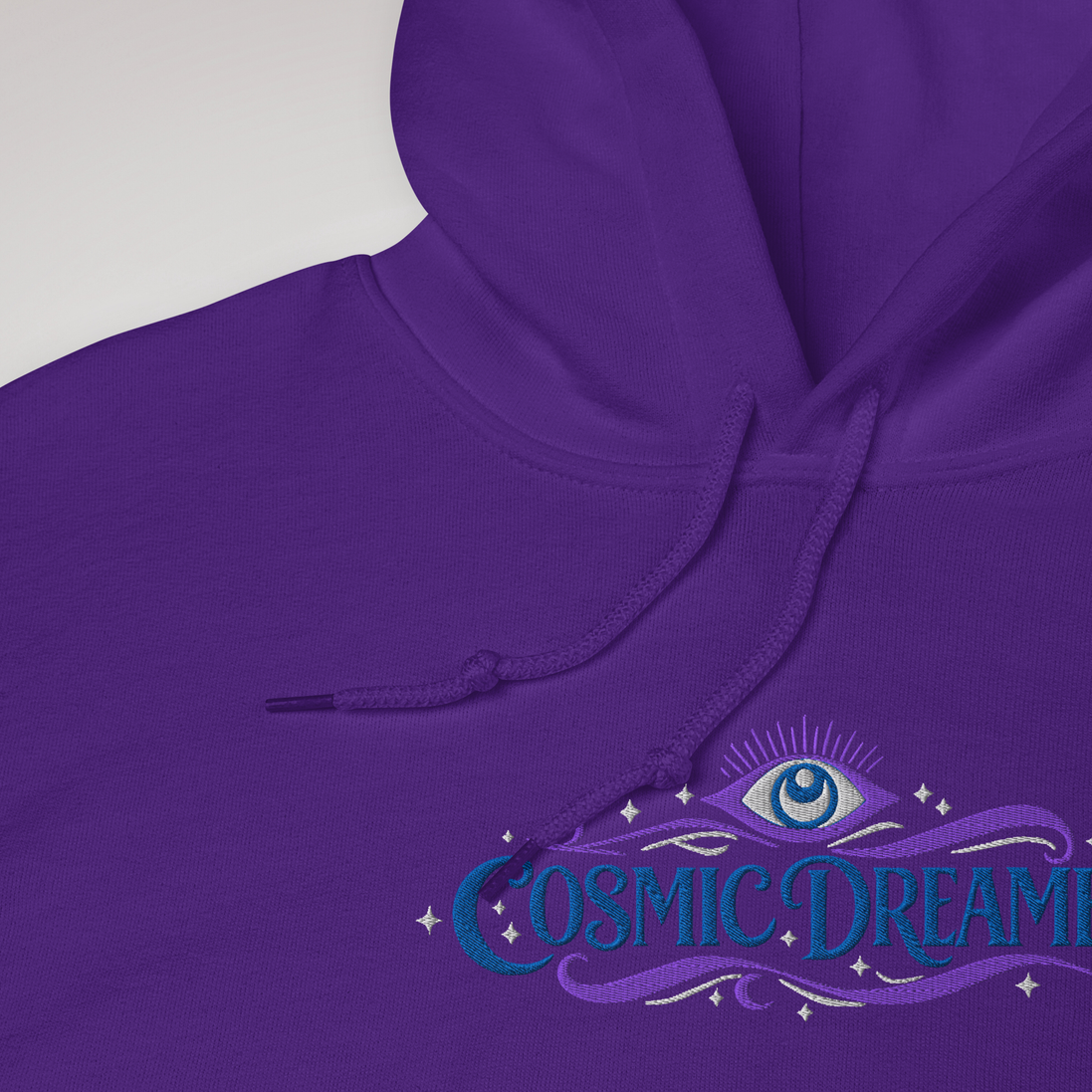 Cosmic Dreamer Hoodie Mystisch – Farbe Lila – Ansicht 4