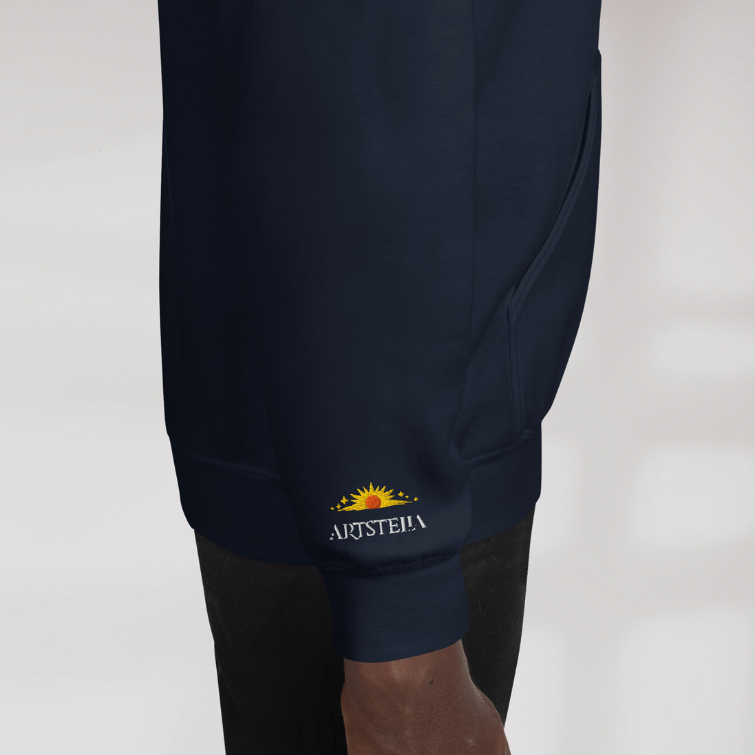 Cosmic Dreamer Hoodie Vibrant – Farbe Navy – Ansicht 4