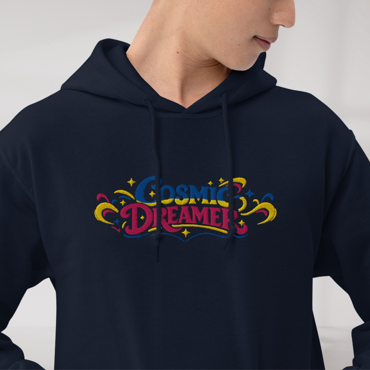 Cosmic Dreamer Hoodie Vibrant – Farbe Navy – Ansicht 5