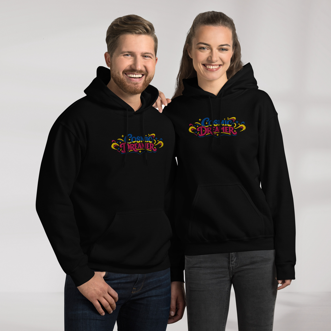 Cosmic Dreamer Hoodie Vibrant – Farbe Navy – Ansicht 7