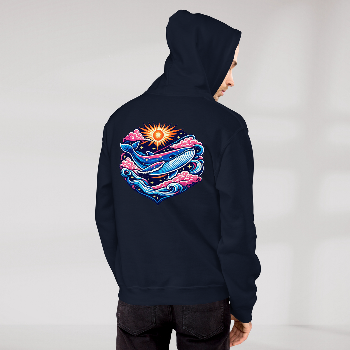 Cosmic Dreamer Hoodie Vibrant – Farbe Navy – Ansicht 9