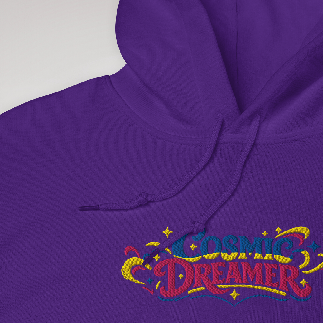Cosmic Dreamer Hoodie Vibrant – Farbe Lila – Ansicht 3