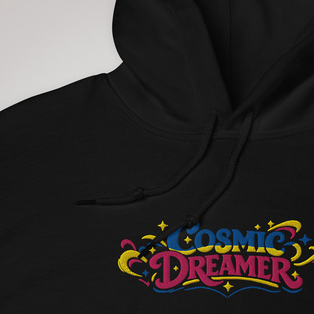Cosmic Dreamer Hoodie Vibrant – Farbe Schwarz – Ansicht 4
