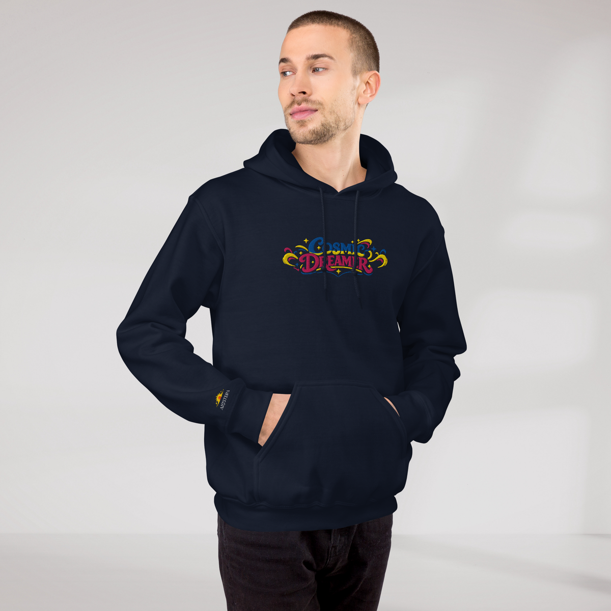 Cosmic Dreamer Hoodie Vibrant – Farbe Schwarz – Ansicht 8