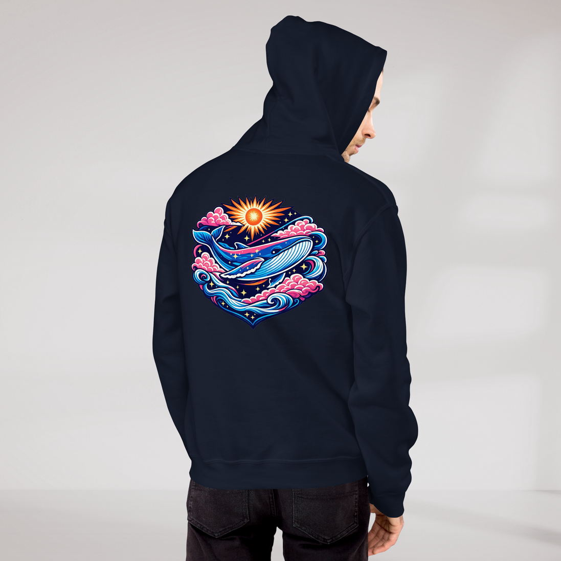 Cosmic Dreamer Hoodie Vibrant – Farbe Schwarz – Ansicht 9