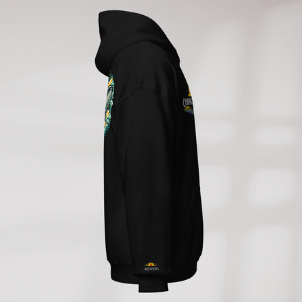 Cosmic Dreamer Hoodie Vibrant Grün ver. – Farbe Schwarz – Ansicht 2