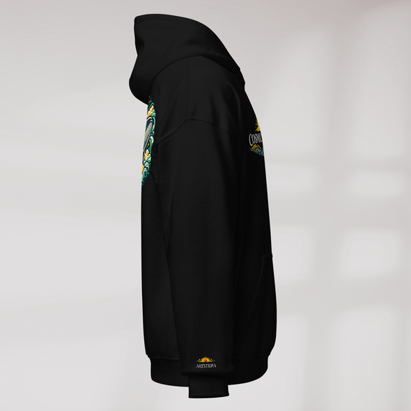 Cosmic Dreamer Hoodie Vibrant Grün ver. – Farbe Schwarz – Ansicht 2