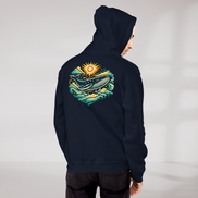 Cosmic Dreamer Hoodie Vibrant Grün ver. – Farbe Navy – Ansicht 9