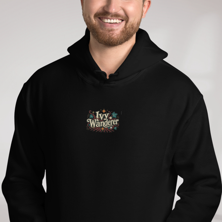 Ivy Wanderer Hoodie Retro – Farbe Schwarz – Ansicht 2