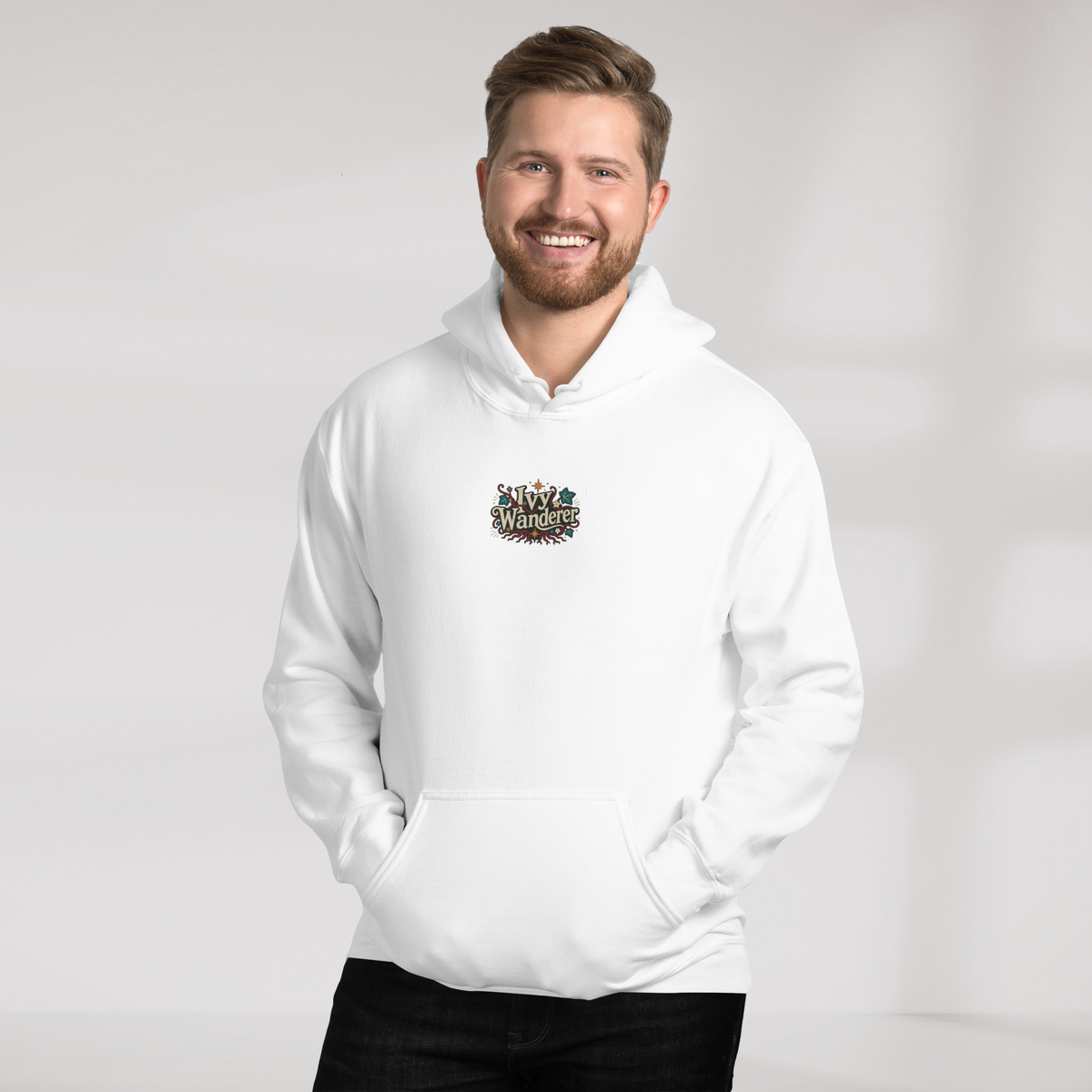 Ivy Wanderer Hoodie Retro – Farbe Weiß – Ansicht 4