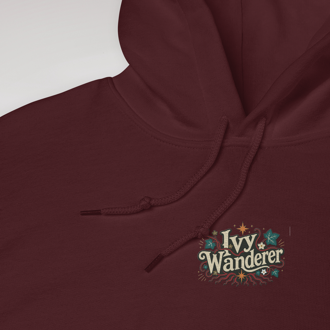 Ivy Wanderer Hoodie Retro – Farbe Kastanienbraun – Ansicht 3