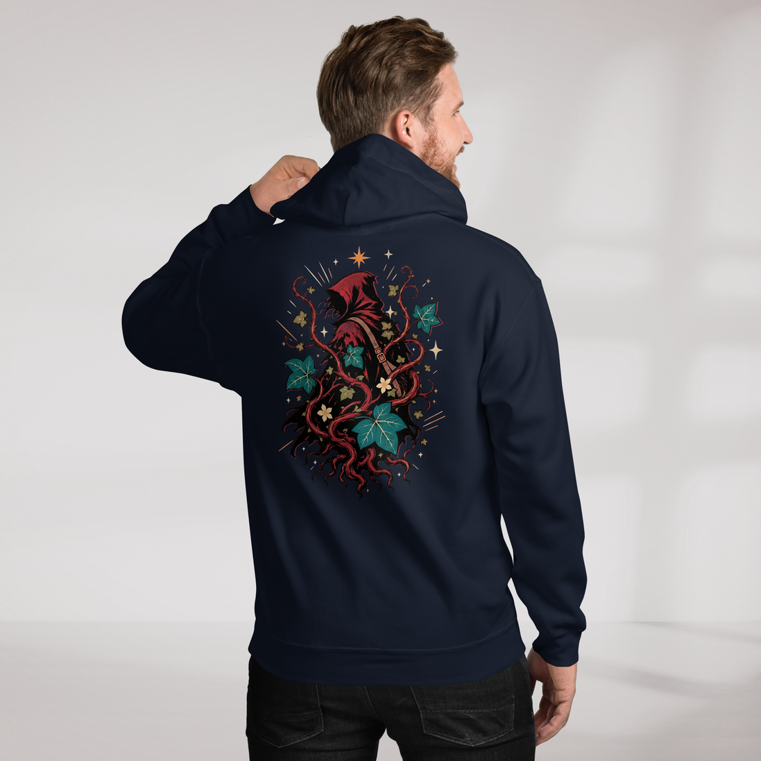 Ivy Wanderer Hoodie Retro – Farbe Navy – Ansicht 5