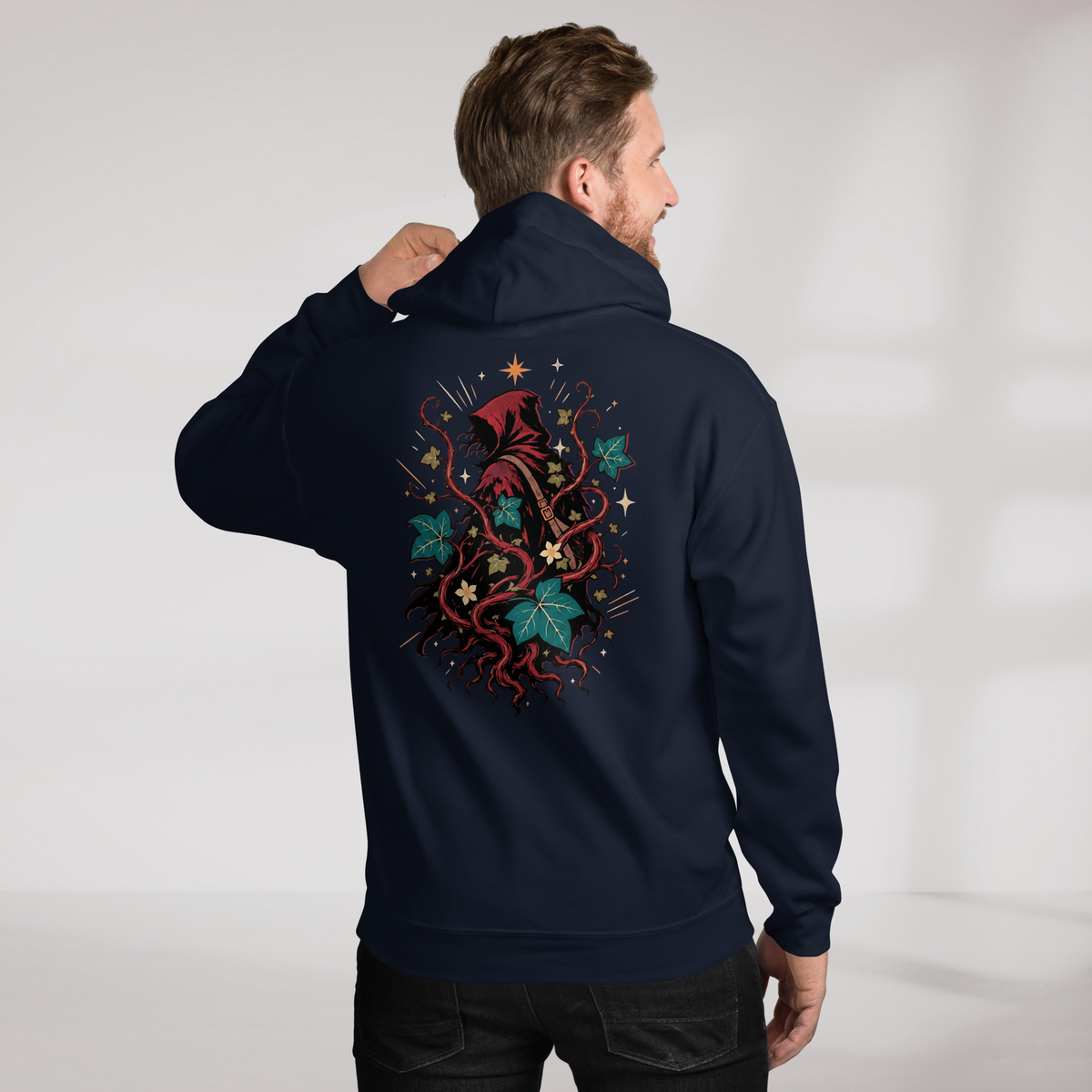 Ivy Wanderer Hoodie Retro – Farbe Navy – Ansicht 5