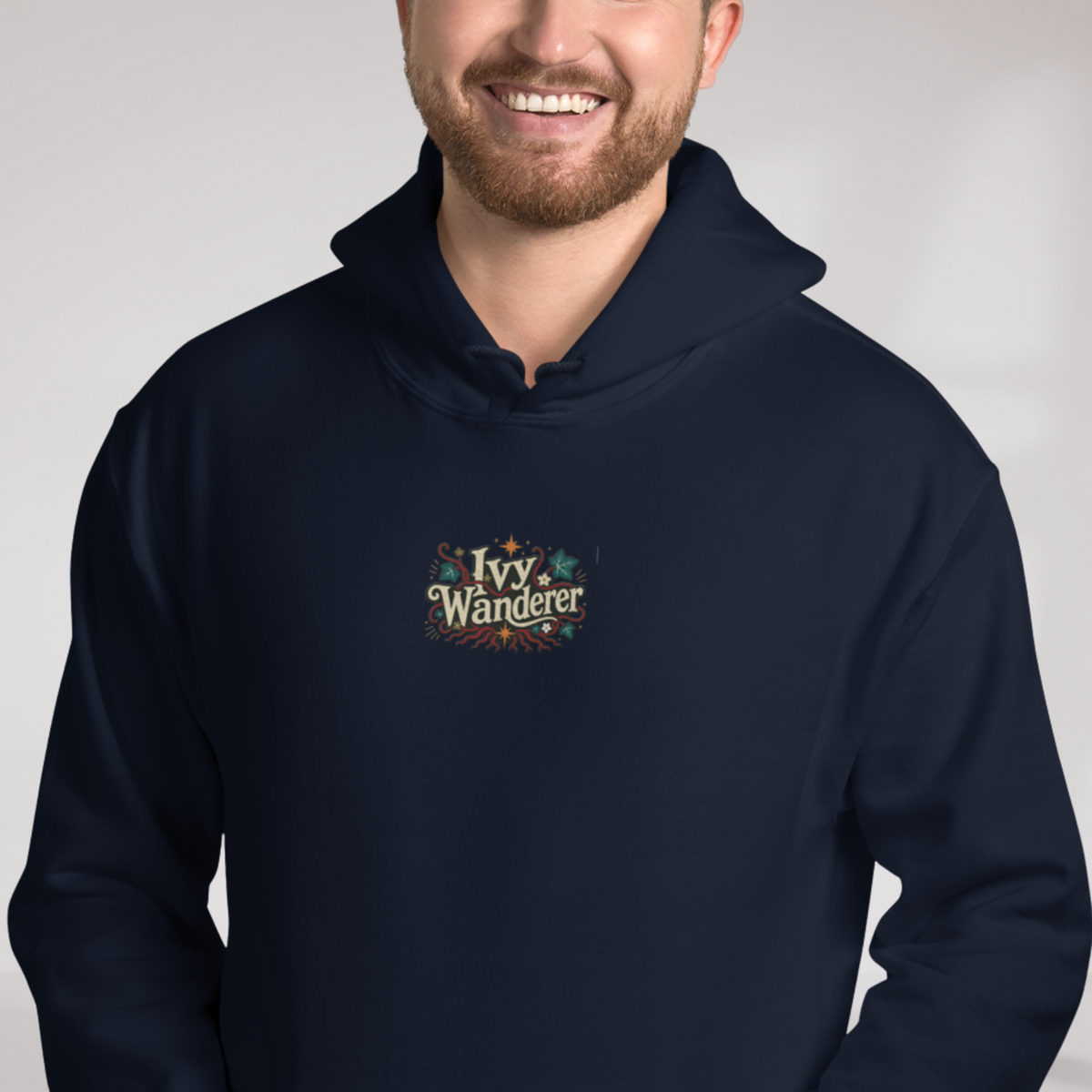 Ivy Wanderer Hoodie Retro – Farbe Navy – Ansicht 6