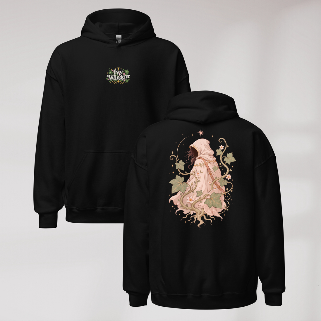 Ivy Wanderer Hoodie Soft (F) – Farbe Schwarz – Ansicht 1