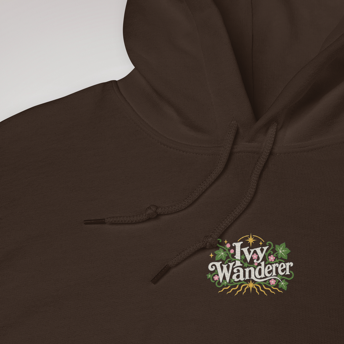 Ivy Wanderer Hoodie Soft (F) – Farbe Dunkle Schokolade – Ansicht 2