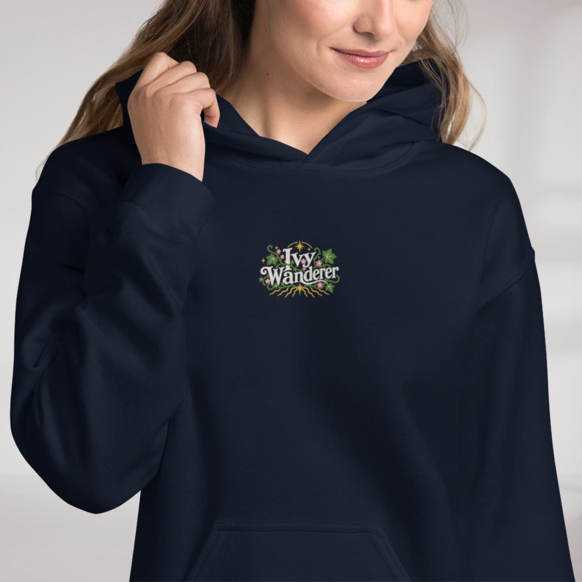 Ivy Wanderer Hoodie Soft (F) – Farbe Navy – Ansicht 4