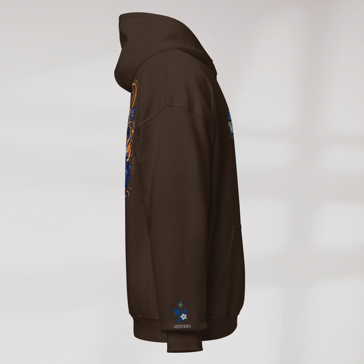 Ivy Wanderer Hoodie Vibrant (M) – Farbe Dunkle Schokolade – Ansicht 2