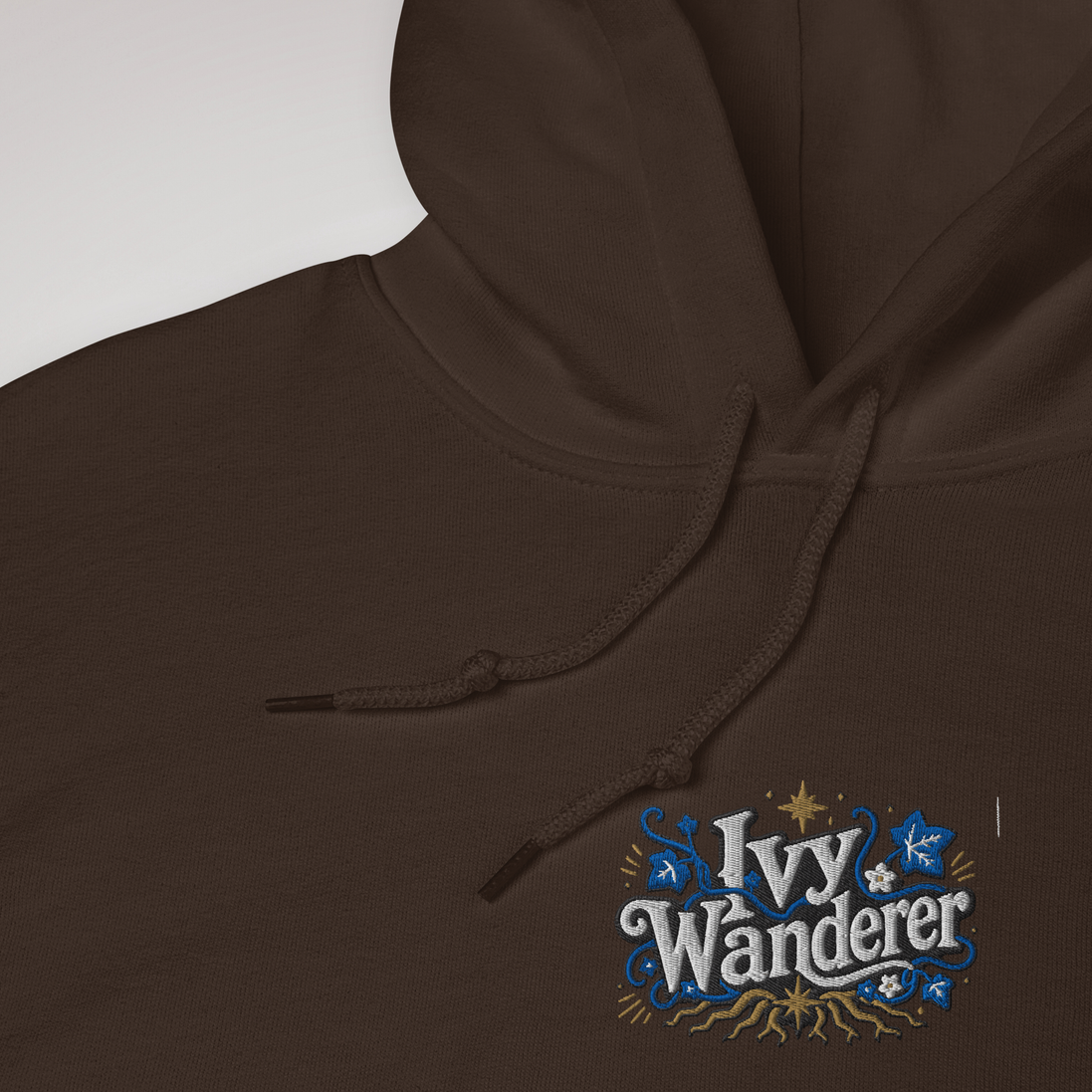 Ivy Wanderer Hoodie Vibrant (M) – Farbe Dunkle Schokolade – Ansicht 3