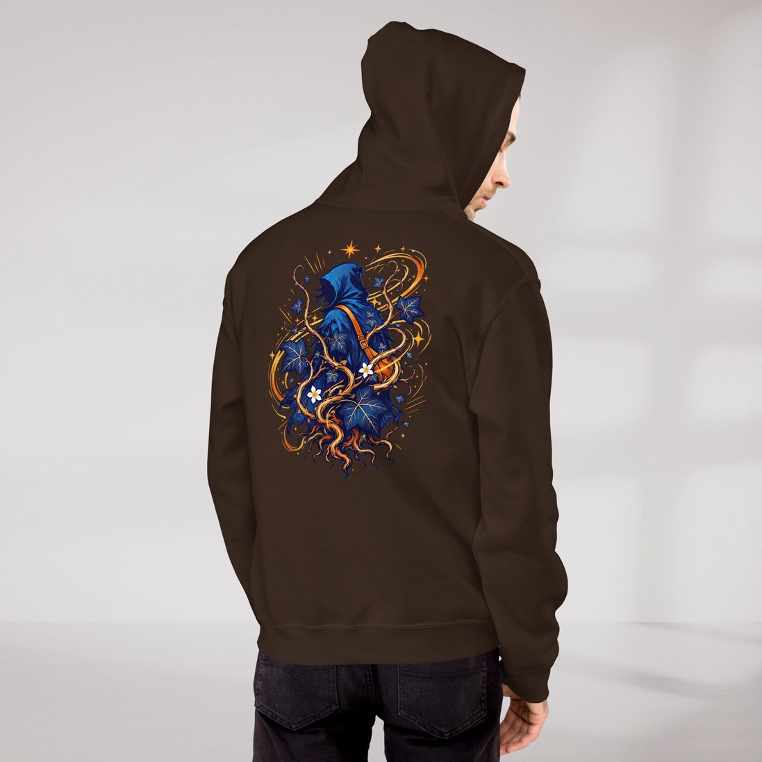 Ivy Wanderer Hoodie Vibrant (M) – Farbe Dunkle Schokolade – Ansicht 8