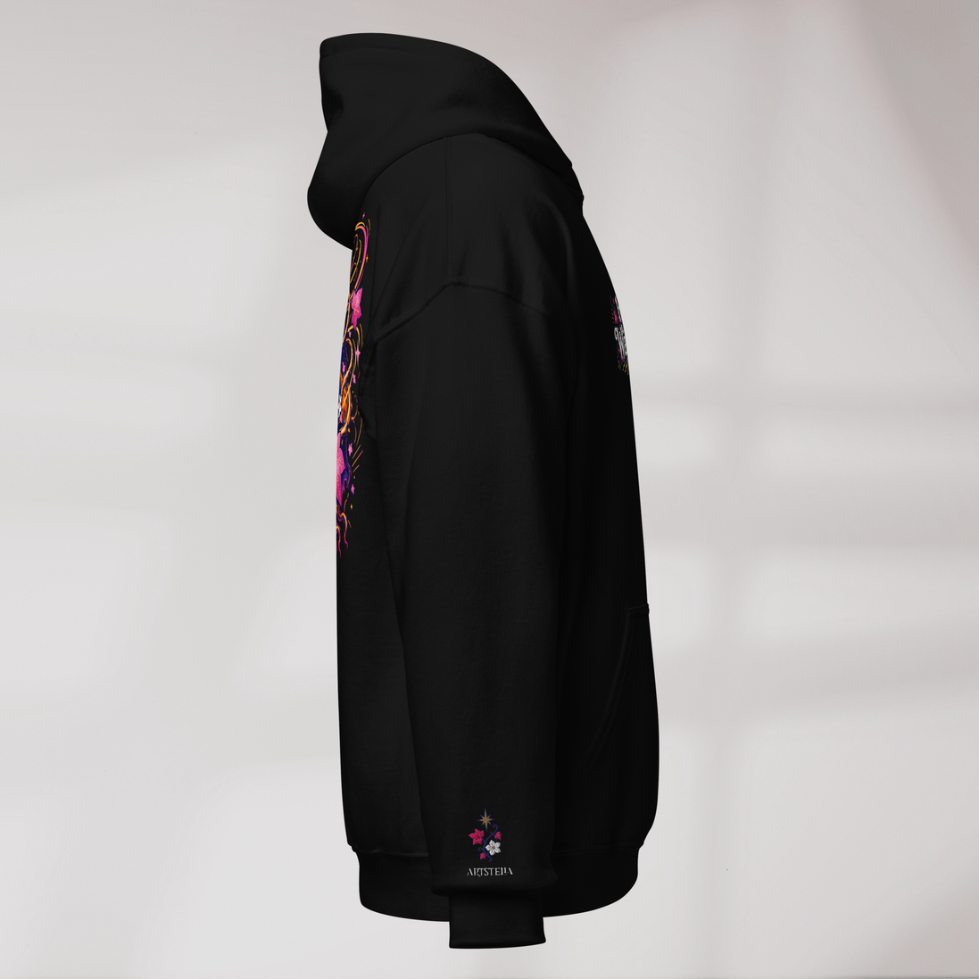 Ivy Wanderer Hoodie Vibrant (F) – Farbe Schwarz – Ansicht 2